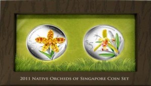 Валютное управление Сингапура (MAS) выпускает монеты с орхидеями