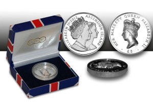 Острова Вознесения выпустили монеты к юбилею королевы